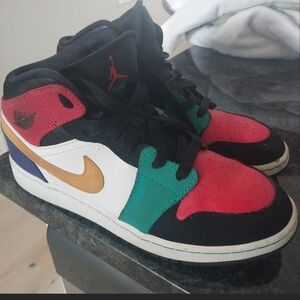 Jordan Kids Multicolor High-Top Sneakers